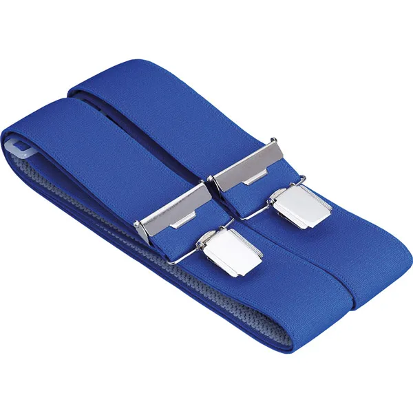 424KB Braces 35 mm wide, with Clips, Blue