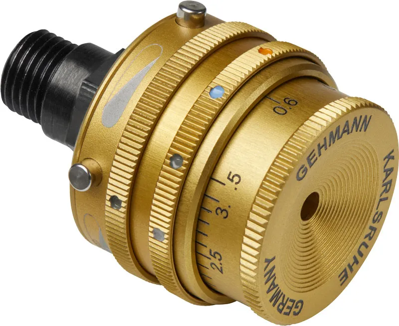 [565-G] 565-G Iris-Diopterscheibe mit 6-Farbenfilter, Polarisationsfiltern, GOLD